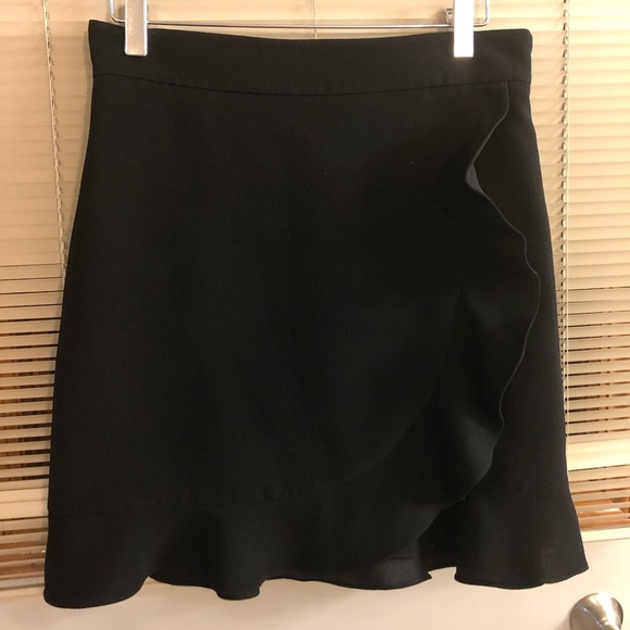 Club Monaco Wrap Ruffle Mini Skirt - Picture 3 of 6
